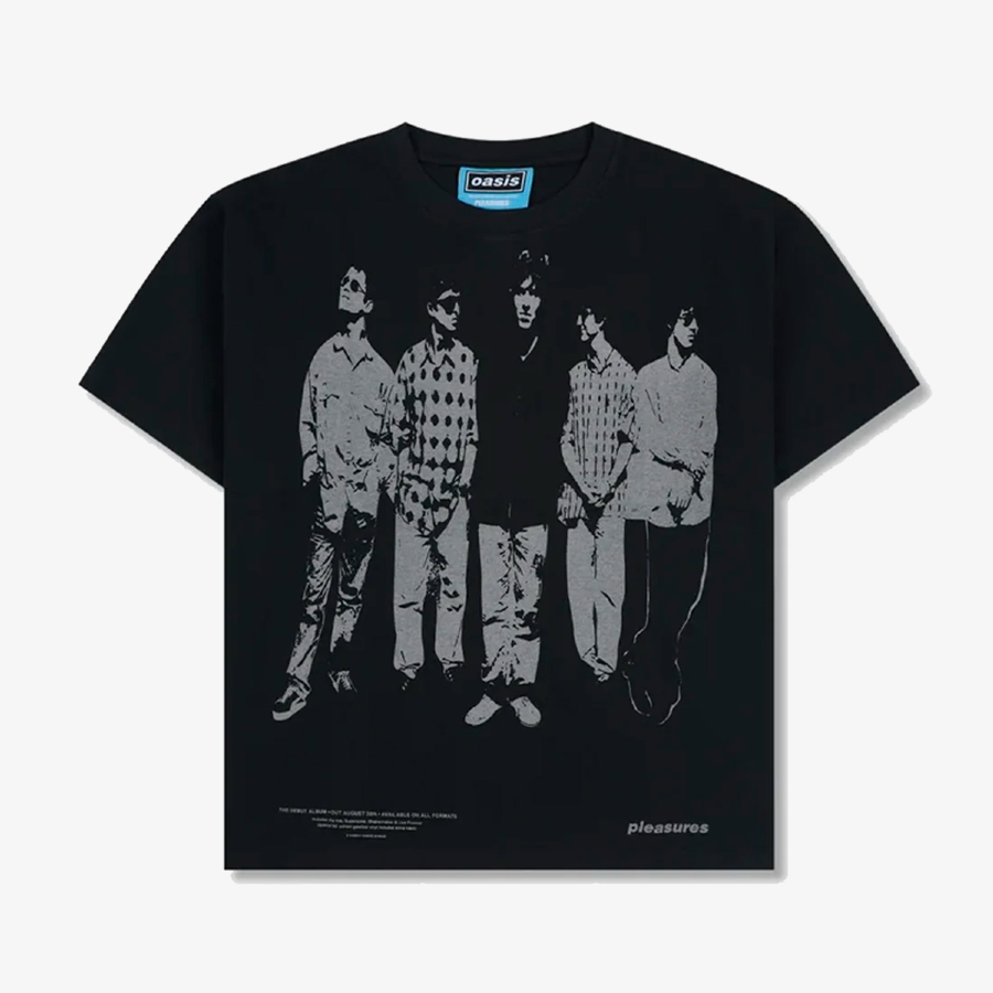 Camiseta Pleasures Definitely Heavyweight X Oasis 