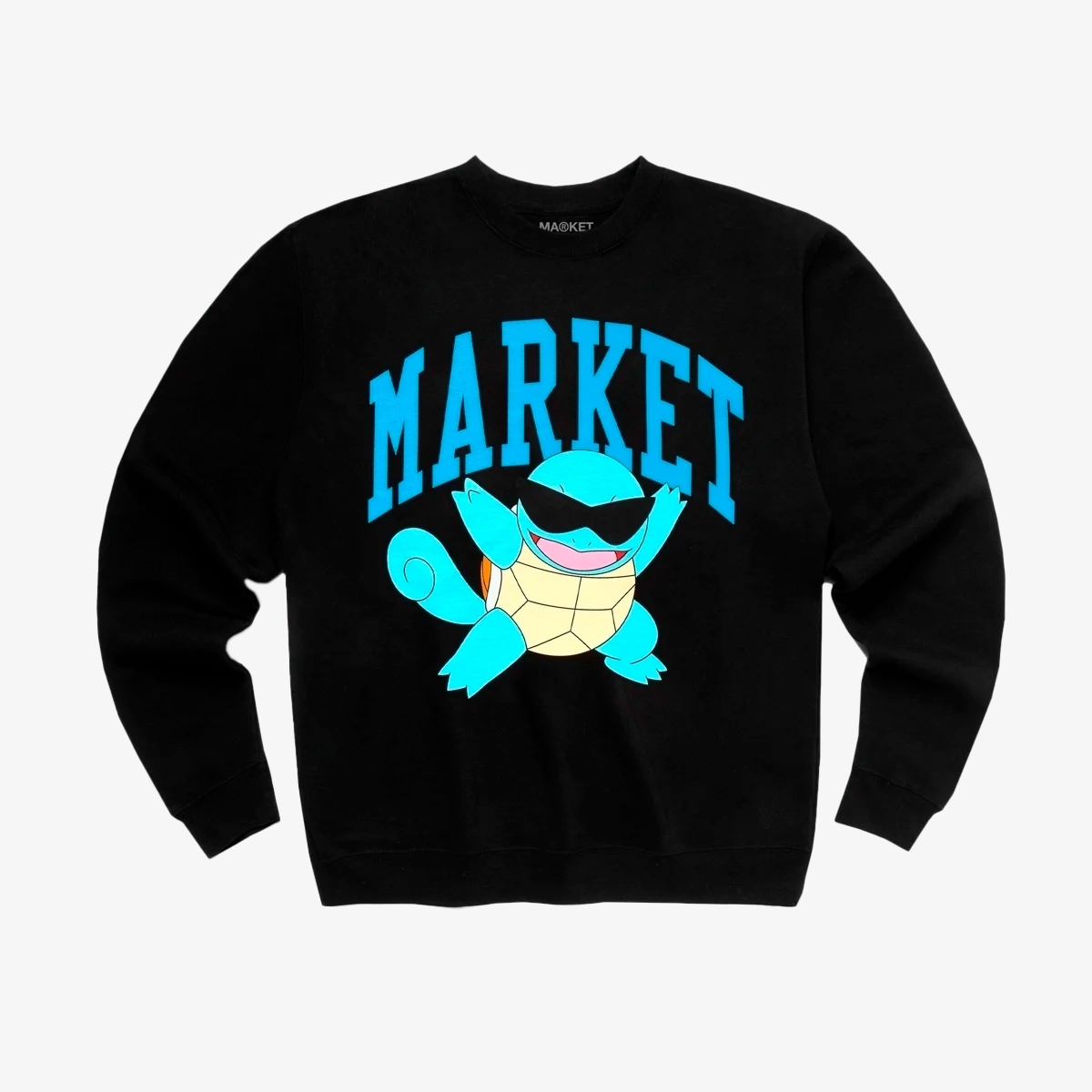 NEW Market x Pokemon Squirtle Arc Chillin Crew Sweater sz offers small sold out