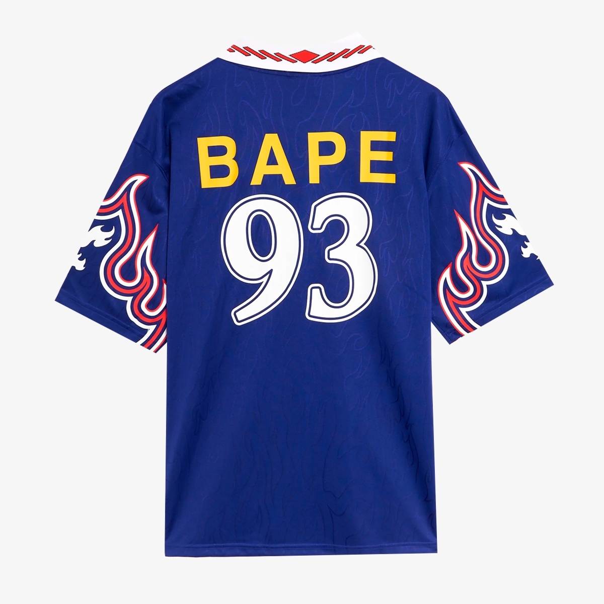 【 BAPE X ADIDAS 】FLAME JERSEY Camiseta Adidas X Bape SSL Jersey 