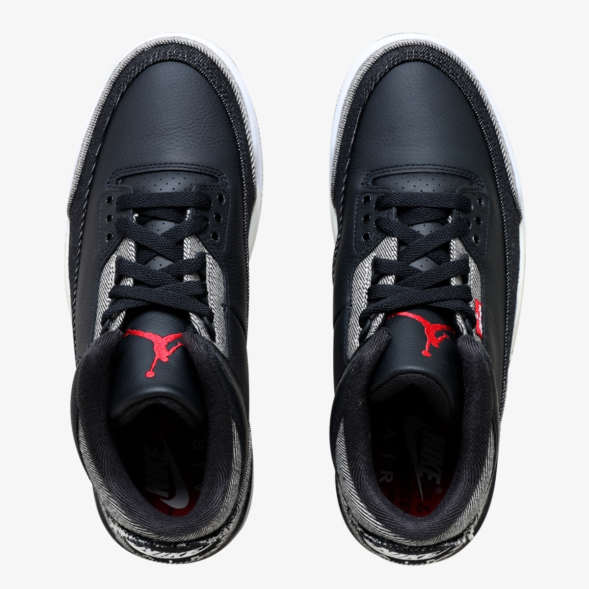 Levi's® x Jordan Air Jordan 3 BLACK Tênis Air Jordan 3 X Levi's 