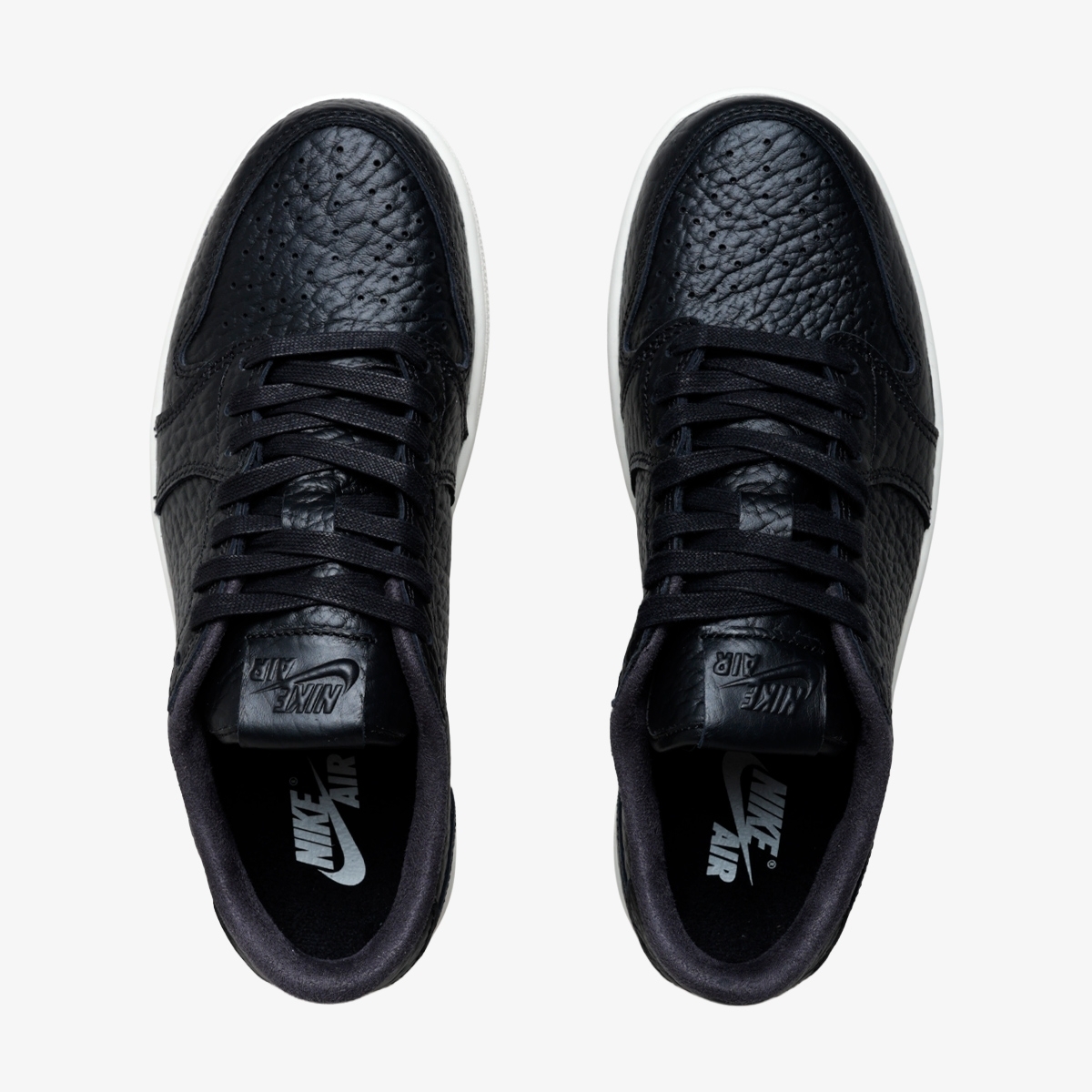 美品　air Jordan 1 Swooshless Black 29cm Tênis Air Jordan 1 Retro Low Swooshless 